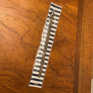 Keep Collective Printed Single Leather Band- Micro Leopard/Crinkle Metallic